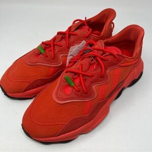 Adidas Ozweego TR EE7000 size 13 NWT red leather upper